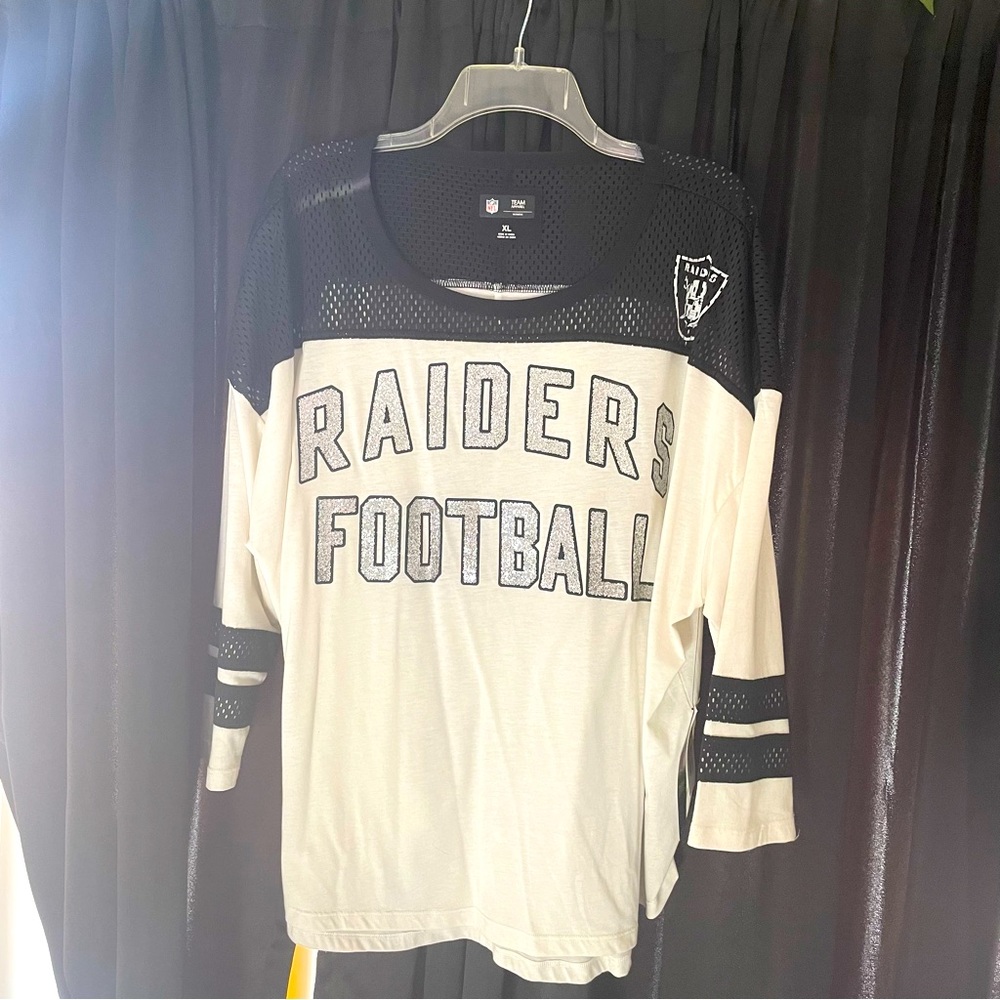 Raiders NFL Team 3/4 Sleeve Top